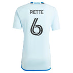 Samuel Piette CF Montreal adidas 2024 La Main Replica Player Jersey – Light Blue