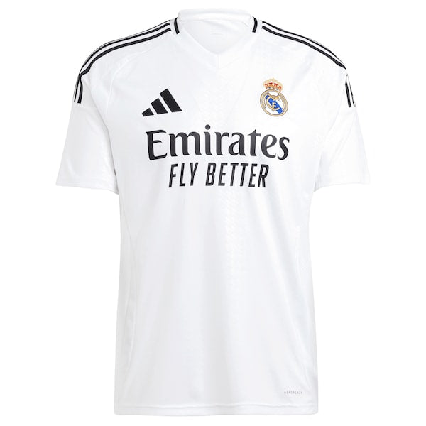 Kylian Mbappé Los Merengues adidas 2024/25 Home Replica Player Jersey - White