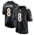 Lamar Jackson Baltimore Ravens Nike Alternate Game Jersey -  Black/White
