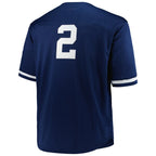 Derek Jeter New York Yankees  Big & Tall Cooperstown Collection Mesh Batting Practice Jersey - Navy