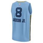 Jaren Jackson Jr. Memphis Grizzlies  Fast Break Replica Jersey - Light Blue - Statement Edition