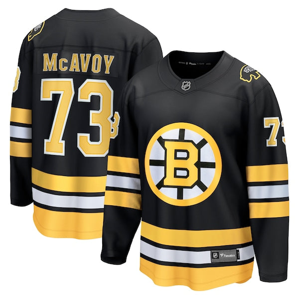 Charlie McAvoy Boston Bruins  Home Breakaway Player Jersey - Black