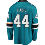 Marc-Edouard Vlasic San Jose Sharks   Premier Breakaway Player Jersey - Teal/Black