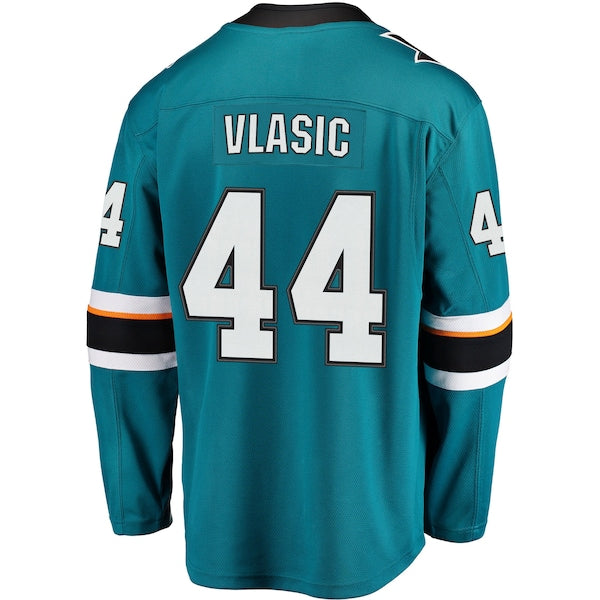 Marc-Edouard Vlasic San Jose Sharks   Premier Breakaway Player Jersey - Teal/Black