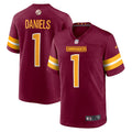 Jayden Daniels Washington Commanders Nike 2024 NFL Draft First Round Pick Player Game Jersey - Burgundy