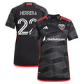 Aaron Herrera D.C. United adidas Women's 2024 The Icon Kit Replica Player Jersey - Black
