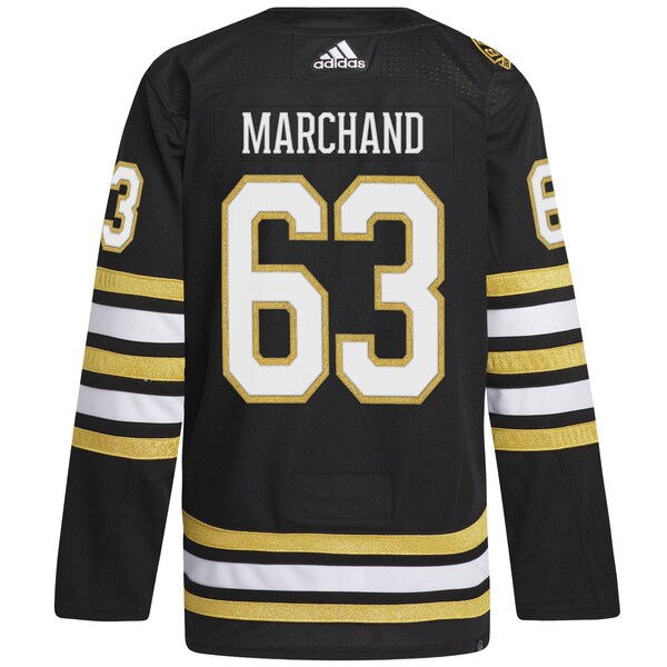 Brad Marchand Boston Bruins adidas  Primegreen Authentic Player Jersey - Black/White