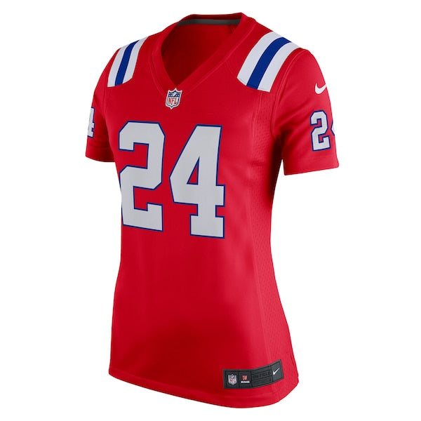 Ty Law New England Patriots Nike Women's Retired Game Jersey - Red/Navy