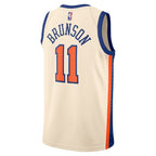 Jalen Brunson New York Knicks Nike Unisex 2025/26 Swingman Jersey - Cream - City Edition