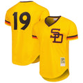 Tony Gwynn San Diego Padres 1982 Authentic Cooperstown Collection Mesh Batting Practice Jersey - Gold