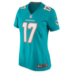 Jaylen Waddle Miami Dolphins Nike Women's Game Player Jersey - Aqua/White