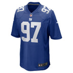 Dexter Lawrence II New York Giants Nike Team Game Player Jersey - Royal/White