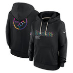 Pittsburgh Steelers Nike Women's 2025 NFL Crucial Catch Sideline Standard Issue Dri-FIT Hoodie - Black