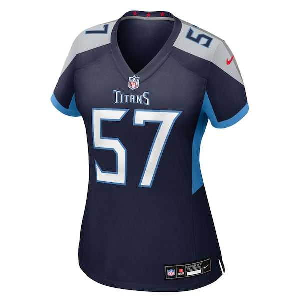 Curtis Jacobs Tennessee Titans Nike Women's Team Game Jersey -  Navy