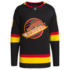 Vancouver Canucks adidas  Alternate Retro Primegreen Authentic Custom Jersey - Black