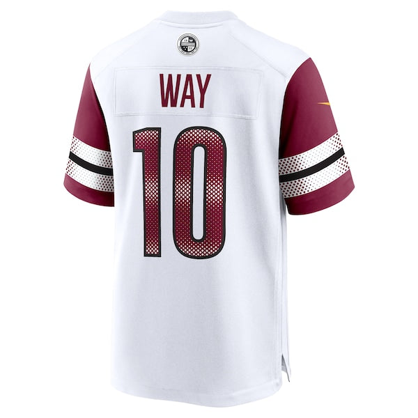 Tress Way Washington Commanders Nike Game Jersey -  White