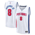 Tim Hardaway Jr. Detroit Pistons  Fast Break Replica Player Jersey - Association Edition - White