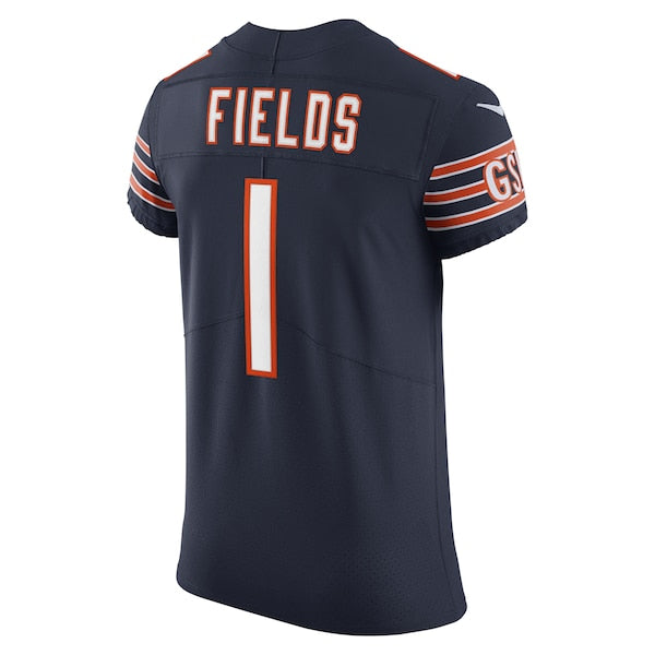 Justin Fields Chicago Bears Nike Vapor Elite Jersey - Navy