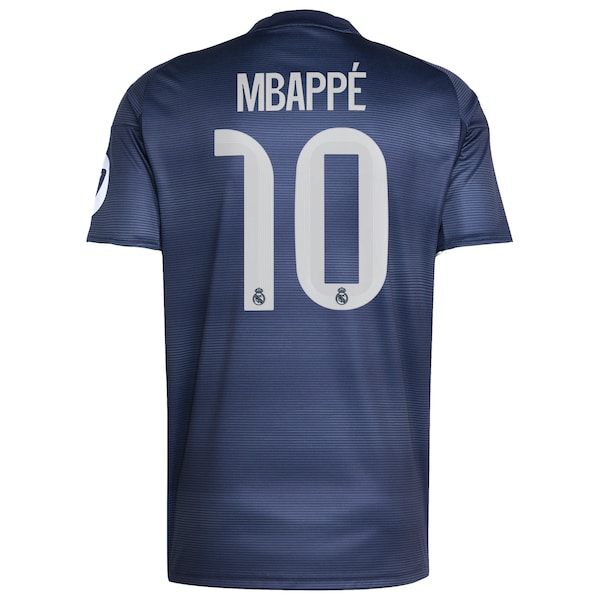Kylian Mbappé Los Merengues adidas 2025/26 Away Replica Player Jersey - Blue/White