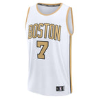 Jaylen Brown Boston Celtics  Youth 2025/26 City Edition Fast Break Jersey - White
