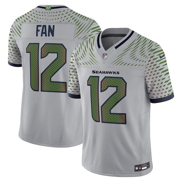 12s Seattle Seahawks Nike 2025 Rivalries Collection Limited Jersey - Wolf Gray