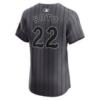 Juan Soto New York Mets Nike City Connect Elite Jersey - Gray