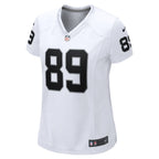 Brock Bowers Las Vegas Raiders Nike Women's Game Jersey -  White/Black