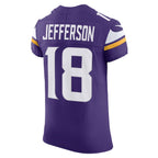 Justin Jefferson Minnesota Vikings Nike  Vapor F.U.S.E. Elite Jersey - Purple