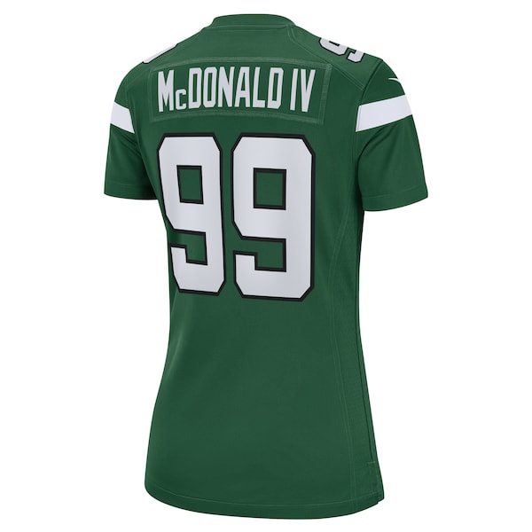Will McDonald IV New York Jets Nike Women's  Game Jersey - Gotham Green