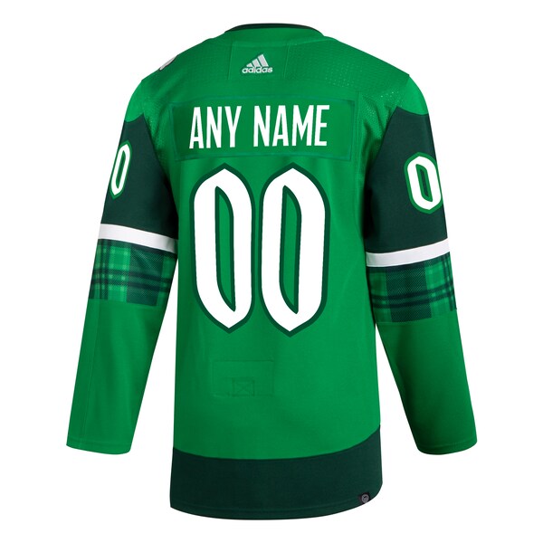 Boston Bruins adidas St. Patrick's Day Authentic Custom Jersey - Kelly Green
