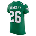 Saquon Barkley Philadelphia Eagles Nike Alternate  Vapor F.U.S.E. Elite Jersey - Kelly Green/Black