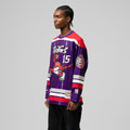Vince Carter Toronto Raptors  Unisex Maxxed Out Fashion Hockey Jersey - Purple