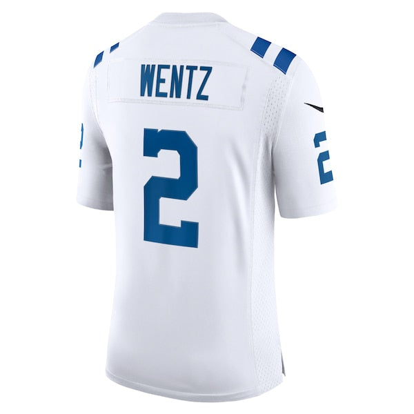 Carson Wentz Indianapolis Colts Nike Vapor Limited Jersey - White/Royal