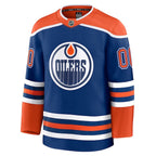 Edmonton Oilers  Home Premium Custom Jersey - Royal/White