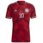 James Rodriguez Colombia National Team adidas 2022/23 Away Replica Player Jersey - Red