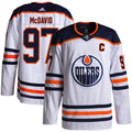 Connor McDavid Edmonton Oilers adidas Away Primegreen Authentic Pro Player - Jersey - White