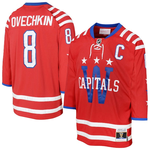 Alexander Ovechkin Washington Capitals  Youth 2015   Blue Line Player Jersey - Red