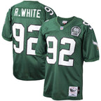 Reggie White Philadelphia Eagles Authentic Throwback Retired Player Jersey - Green