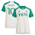 Sebastián Driussi Austin FC adidas Women's 2024 The Armadillo Kit Replica Player Jersey – Tan