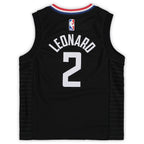 Kawhi Leonard LA Clippers Jordan Brand Preschool 2020/21 Fast Break Replica Jersey - Statement Edition - Black