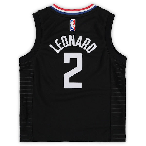 Kawhi Leonard LA Clippers Jordan Brand Preschool 2020/21 Fast Break Replica Jersey - Statement Edition - Black