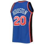 Allan Houston New York Knicks Hardwood Classics Swingman Jersey - Blue