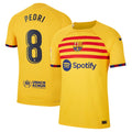 Pedri Barcelona Nike 2022/23 Fourth Vapor Match Authentic Player Jersey - Yellow