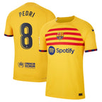 Pedri Barcelona Nike 2022/23 Fourth Vapor Match Authentic Player Jersey - Yellow