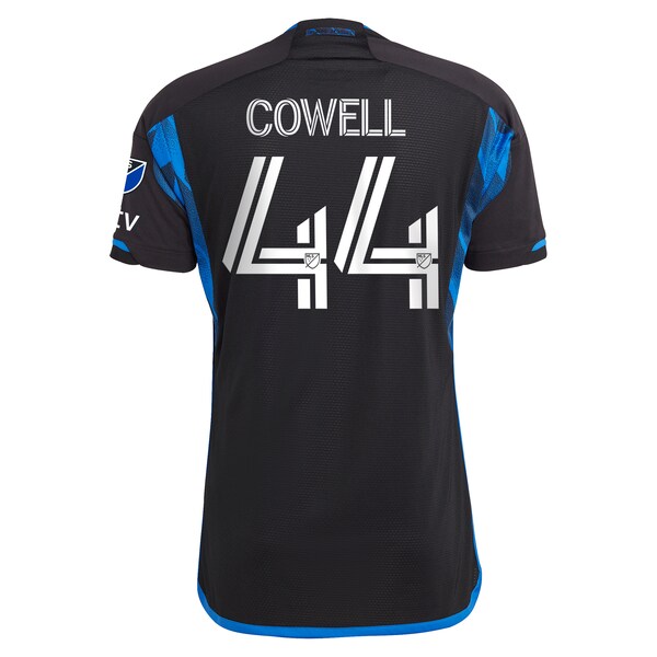 Cade Cowell San Jose Earthquakes adidas 2023 Active Fault Jersey Authentic Jersey - Blue