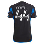 Cade Cowell San Jose Earthquakes adidas 2023 Active Fault Jersey Authentic Jersey - Blue