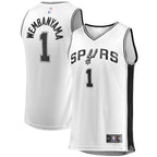 Victor Wembanyama San Antonio Spurs  Youth Fast Break Replica Player Jersey - Association Edition - White/Black