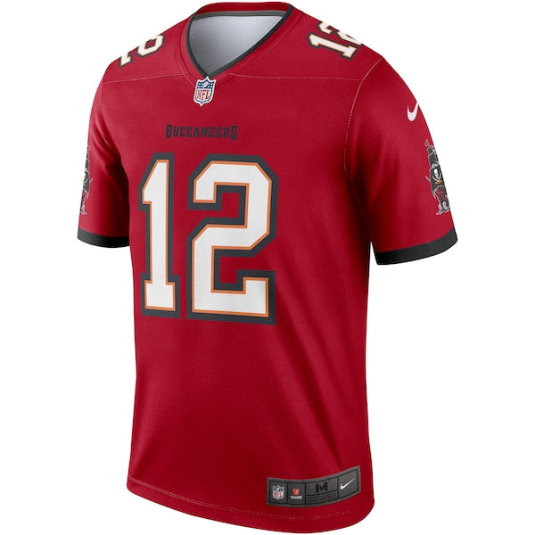 Tom Brady Tampa Bay Buccaneers Nike Legend Jersey - Red/Pewter
