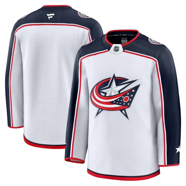 Columbus Blue Jackets  Away Premium Jersey - White/Navy