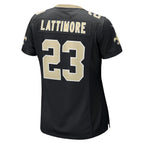Marshon Lattimore New Orleans Saints Nike Women's Team Game Jersey -  Black
